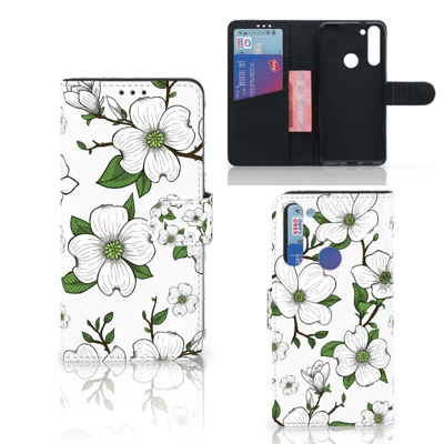 Motorola Moto G8 Hoesje Dogwood Flowers