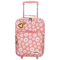 Zebra Trends Handbagage Kinder Koffer Avonturier Pink Flower