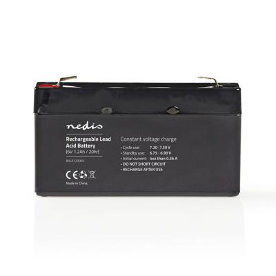 Nedis BALA12006V Oplaadbare Loodzuuraccu 6v 1200 Mah 97 X 24 X 52 Mm Nedis BALA12006V Oplaadbare Loodzuuraccu 6v 1200 Mah 97 X 24 X 52 Mm