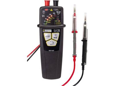 Chauvin Arnoux C.A 762 IP2X Tweepolige spanningstester CAT IV 600 V LED, Akoestisch
