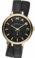 Horlogeband Marc by Marc Jacobs MBM8663 Leder Zwart 10mm