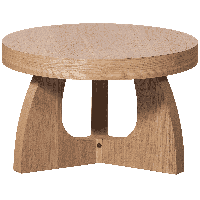 WOOOD Ronde Bijzettafel Tala 55cm - Naturel