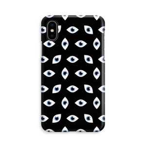 Eyes pattern: iPhone Xs Volledig Geprint Hoesje