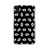 Eyes pattern: iPhone Xs Volledig Geprint Hoesje