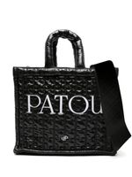 Patou petit sac à main Patou à design matelassé - Noir