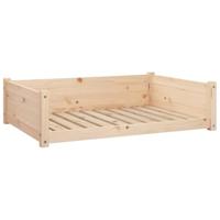 vidaXL Hondenmand 95,5x65,5x28 cm massief grenenhout, hondenbed, puppybed, hondenbedden, puppymand, huisdierenmand, puppymanden, puppybedden