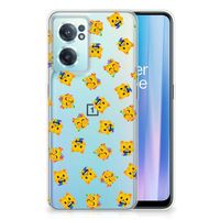 TPU bumper voor OnePlus Nord CE 2 5G Katten Emojis - thumbnail