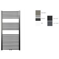 Sanicare design radiator midden aansluiting recht 120 x 60 cm. Gunmetal Sanicare - thumbnail