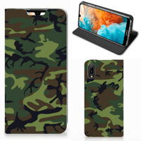 Huawei Y6 2019 Hoesje met Magneet Army Dark
