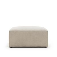 Kave Home Hocker Blok 90 x 70cm - Beige - thumbnail