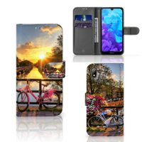 Huawei Y5 (2019) Flip Cover Amsterdamse Grachten - thumbnail