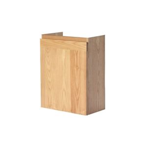 Fonteinkast Sanilux Wood Hangend Greeplijst Korpus Eiken 52x40x22 cm Sanilux