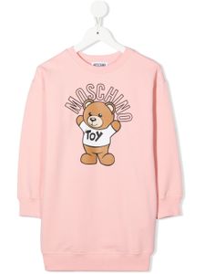 Moschino Kids robe-sweat à imprimé ourson - Rose