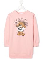 Moschino Kids robe-sweat à imprimé ourson - Rose