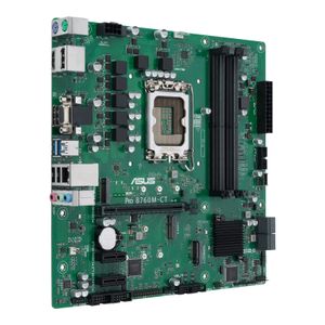 Asus PRO B760M-CT-CSM Moederbord Socket Intel 1700 Vormfactor Micro-ATX Moederbord chipset Intel® B760