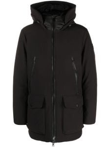 Woolrich parka zippée à capuche - Noir