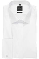 OLYMP Soiré Modern Fit Gala shirt wit, Effen - thumbnail