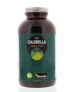 Bio chlorella tabletten flacon glas