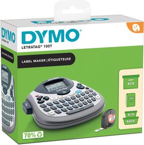 Dymo beletteringsysteem LetraTag LT-100T, inclusief 1 LT-tape, qwerty