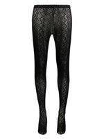 Marine Serre collants Moon Diamant en jacquard - Noir - thumbnail