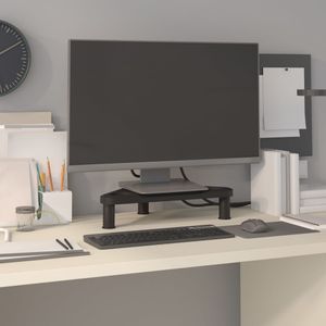 Monitorstandaard hoek 49x28x10,5 cm zwart