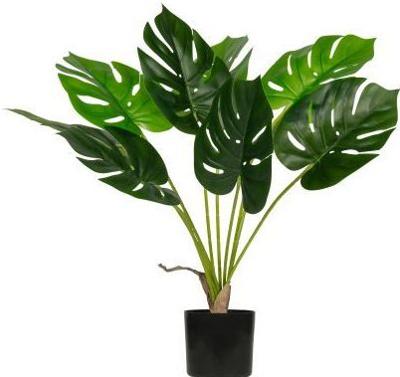 Woood Monstera kunstplant groen (Hoogte: 70 cm) Woood Monstera kunstplant groen (Hoogte: 70 cm)