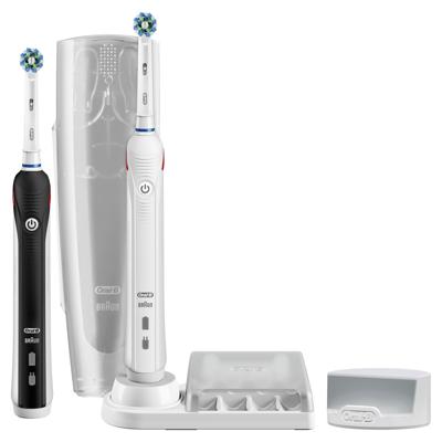 Oral-B Smart 5 5900 White + Black Duopack – 2 Elektrische Tandenborstels Oral-B Smart 5 5900 White + Black Duopack – 2 Elektrische Tandenborstels