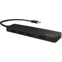 LogiLink UA0312 USB 3.0 hub (3.1 Gen 1) Type-C 5000Mbit/s Zwart - thumbnail