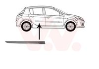 Sier- / beschermingspaneel, deur VAN WEZEL, Inbouwplaats: Rechts achter, u.a. für Renault