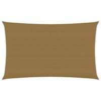 Zonnezeil 160 g/m 2x5 m HDPE taupe