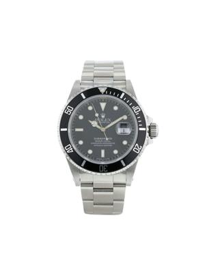 Rolex montre Submariner Date 40 mm pre-owned (1995) - Noir Rolex montre Submariner Date 40 mm pre-owned (1995) - Noir