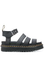 Dr. Martens sandales Blaire à plateforme - Noir