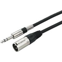 IMG Stage Line 2m 3-polige XLR-stekker en 6,3 mm stereo plug line kabel