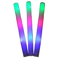 Led foam stick/lichtstaaf 10x stuks multi colour 45 cm - thumbnail