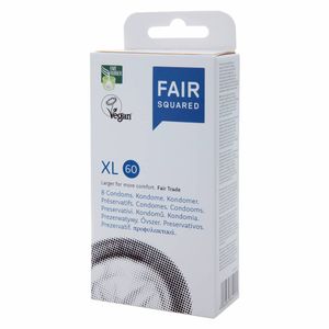 Fair Squared XL 60mm Eco Fair Trade Condooms 8 stuks