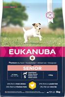 Eukanuba Senior Droog voer voor oudere kleine honden met verse kip, 3 kg