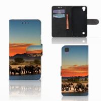 LG X Style Telefoonhoesje met Pasjes Olifanten