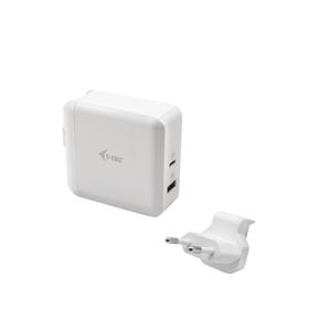 i-tec USB-C Travel Charger 60W+USB-A 18W oplader