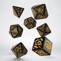 Halloween Dice Set Pumpkin Jack O'Lantern (7)