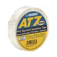 Advance AT7 PVC tape 19mm 33m wit - thumbnail