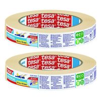 2x Schilderstape/maskeertape 19 mm x 50 m   -