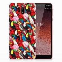 Nokia 1 Plus TPU Hoesje Birds - thumbnail