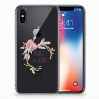 Apple iPhone X | Xs Telefoonhoesje met Naam Boho Text