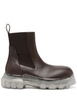 Rick Owens bottes Beatle Bozo Tractor - Marron