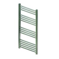 Designradiator Boss & Wessing Vertico Multirail 100x60 cm Chroom Zij-Onderaansluiting Boss & Wessing