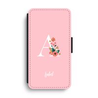 Pink Bouquet: iPhone XS Max Flip Hoesje - thumbnail