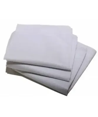 12 Stuks - zakdoeken wit 35x35CM - Katoenen witte stoffen zakdoeken