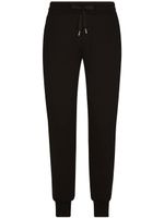 Dolce & Gabbana pantalon de jogging à logo brodé - Noir