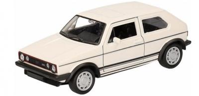 Welly schaalmodel VW Golf 1 GTI pull back 12 cm wit