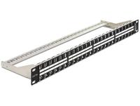 DeLOCK Keystone Patchpanel 19" 48 Port 1 HE patchpaneel